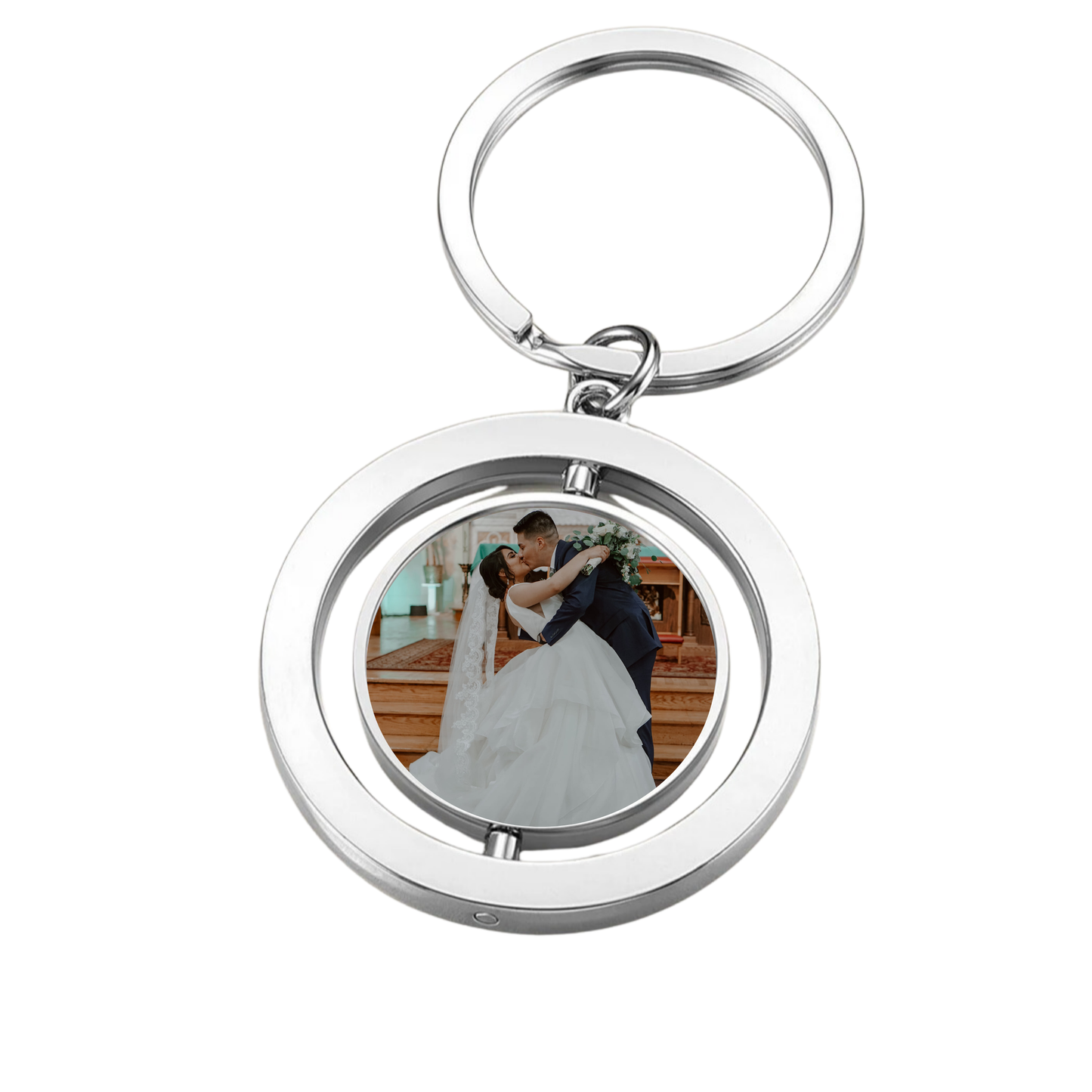 Spinning Photo Keychain