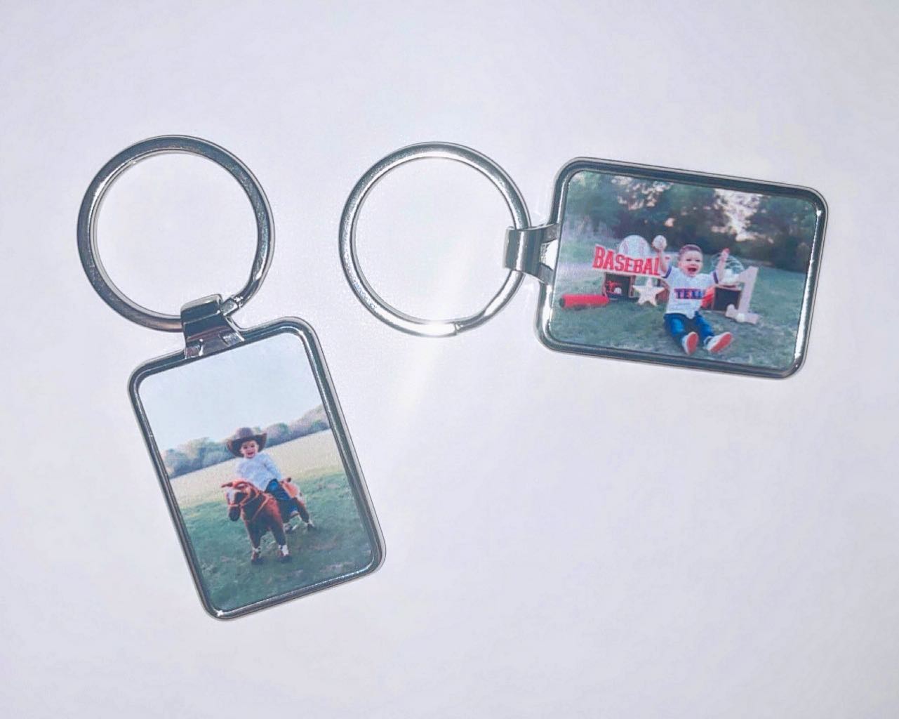 Photo Metal Keychain