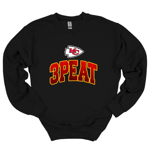 Kansas City Chiefs 3 Peat Crewneck