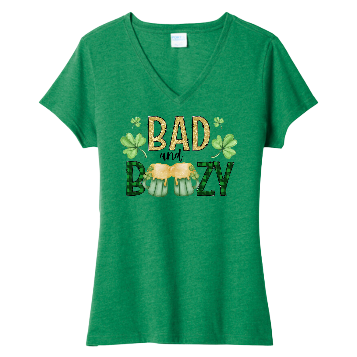 Bad & Boozy V-Neck Shirt